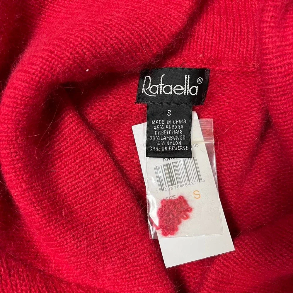 NWT Rabbit Hair Lambswool Vintage 90s Sweater - Picture 4 of 4